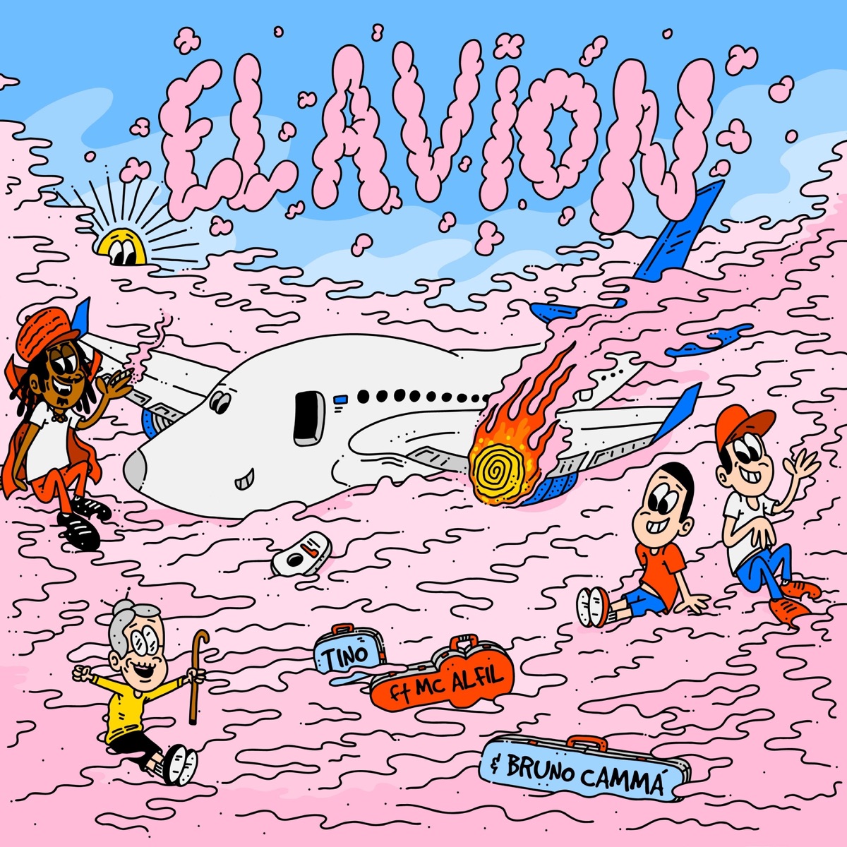 El Aviòn - Single by T I N O, MC Alfil & Bruno Cammá album cover