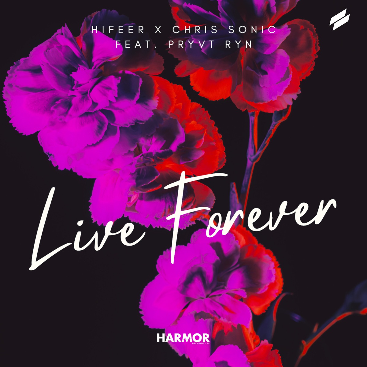 Live Forever (feat. Pryvt Ryn) - Single by HIFEER & Chris Sonic album cover