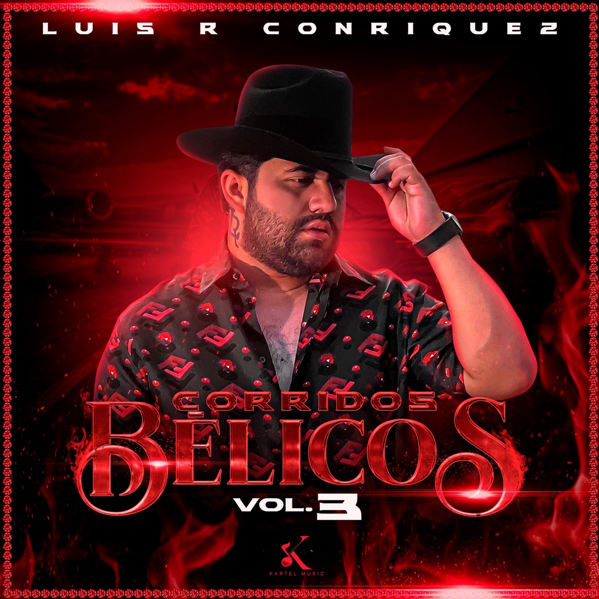 Corridos Bélicos, Vol. 3 by Luis R Conriquez album cover