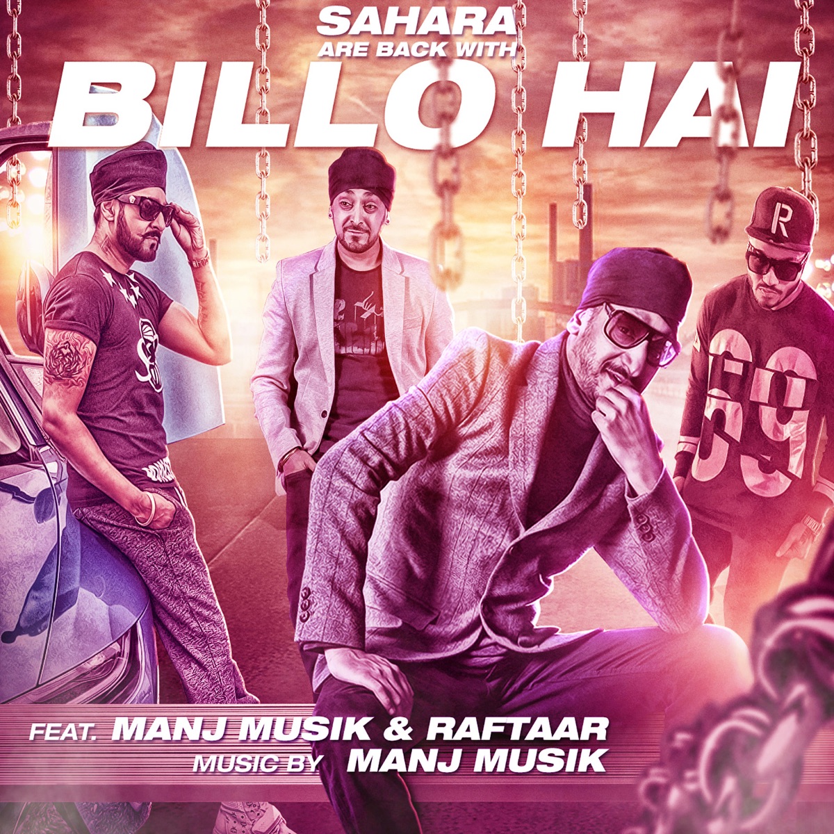 Billo Hai (feat. Manj Musik & Raftaar) - Single by Sahara album cover