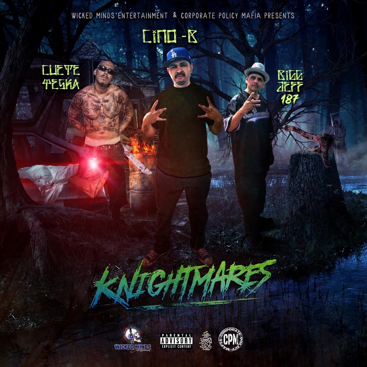 Knightmares - Single by Cino B, Cuete Yeska & Big Jeff 187 album cover