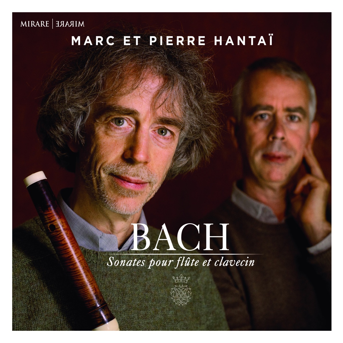 J.S. Bach: Sonates pour flûte et clavecin by Marc Hantaï & Pierre Hantaï album cover
