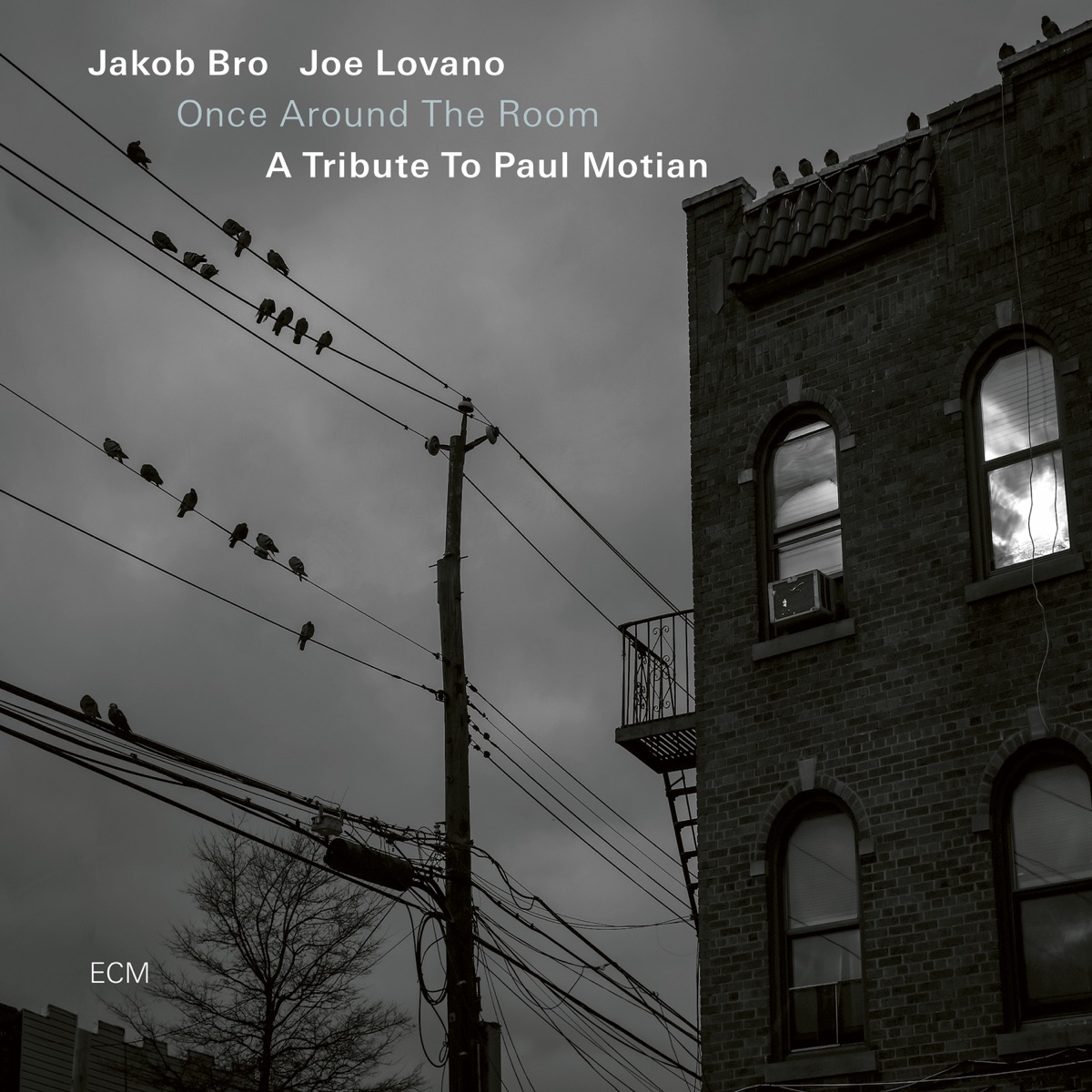 Once Around the Room: A Tribute to Paul Motian by Jakob Bro & Joe Lovano album cover