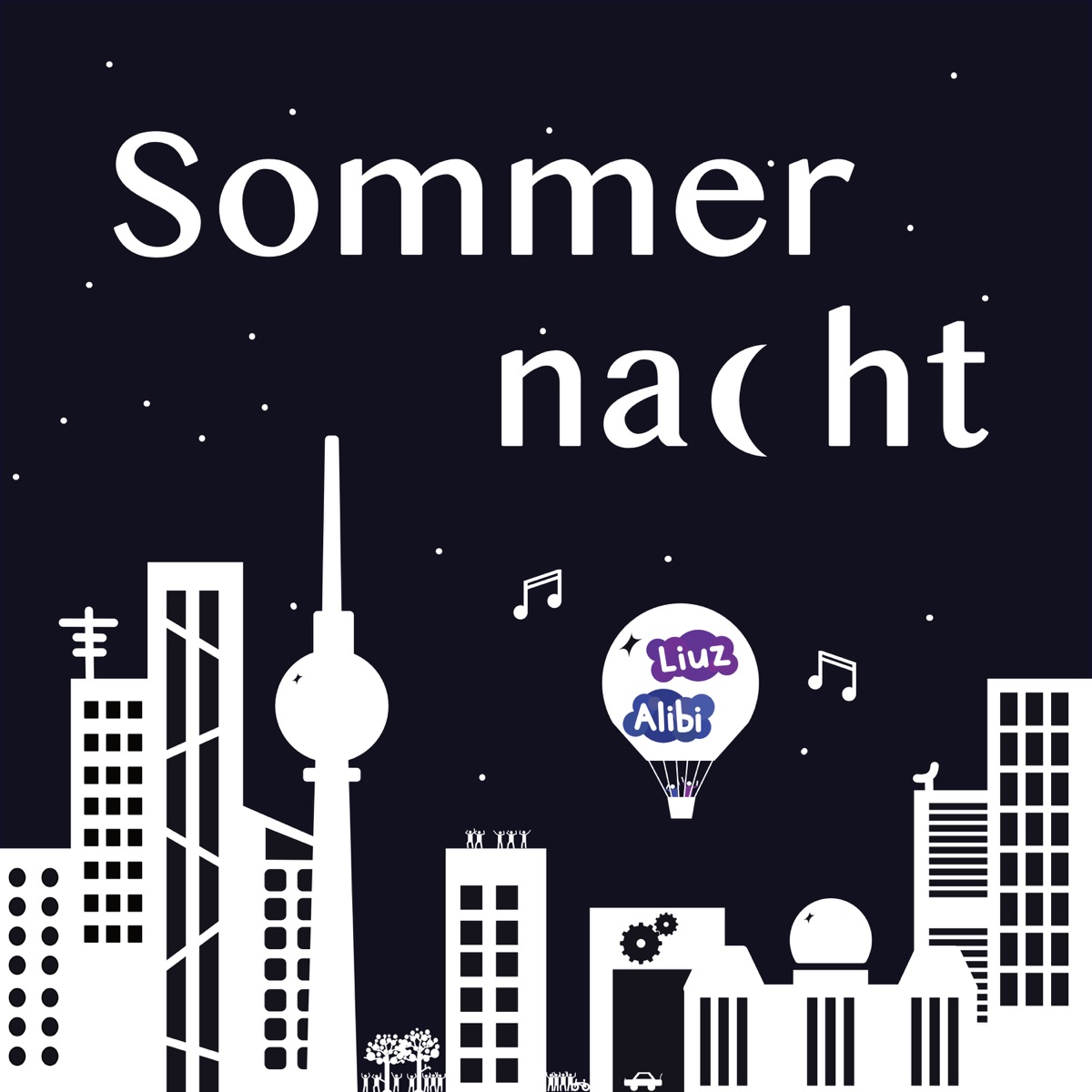 Sommernacht - Single by alibi & Liuz album cover