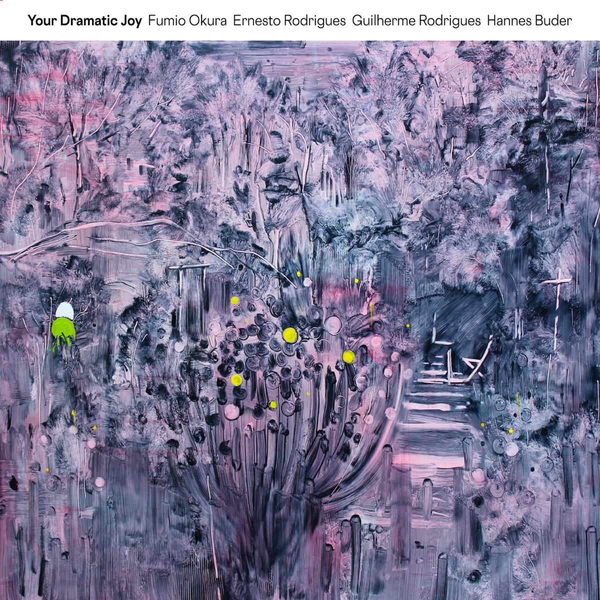 Your Dramatic Joy (feat. Fumio Okura, Hannes Buder & Ernesto Rodrigues) by Guilherme Rodrigues album cover