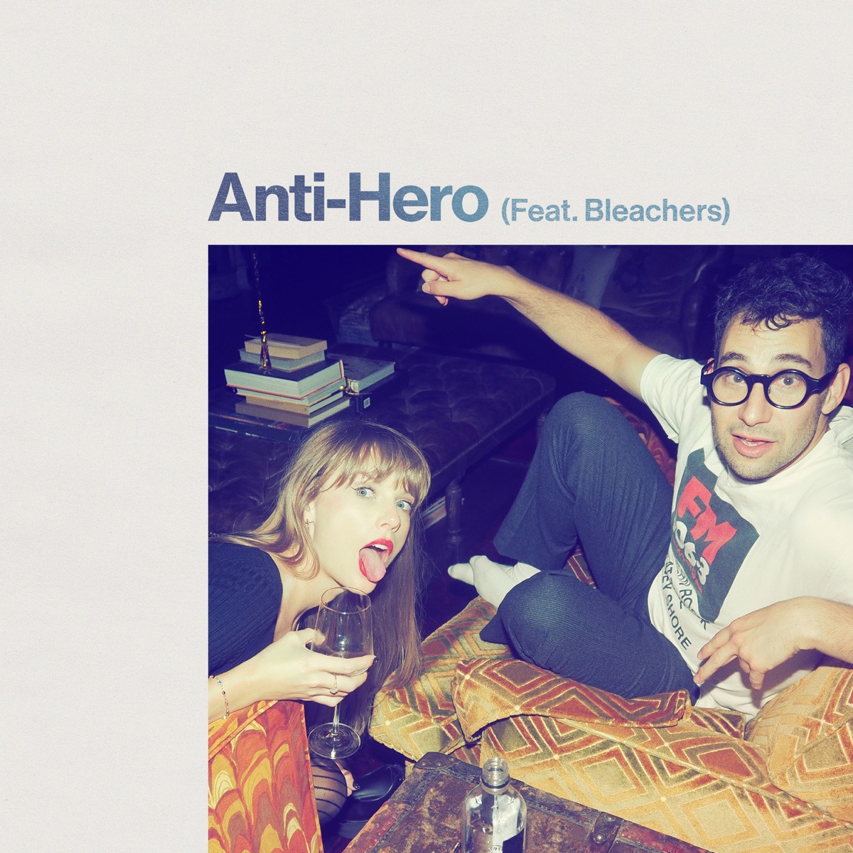Anti-Hero (feat. Bleachers) - Single by Taylor Swift album cover artwork