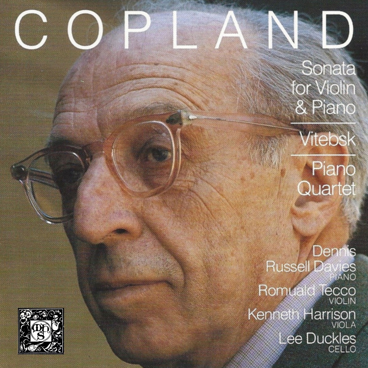 Copland: Chamber Music by Dennis Russell Davies, Romuald Tecco & Lee Duckles album cover