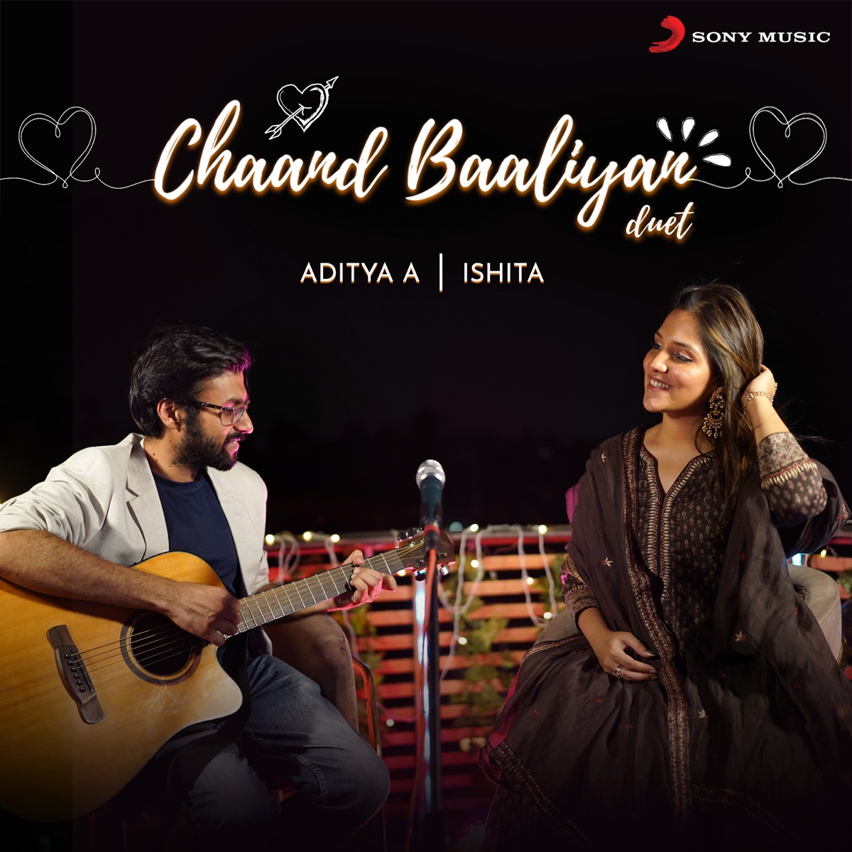 Chaand Baaliyan Duet (feat. Ishita Parakh) - Single by Aditya A album cover