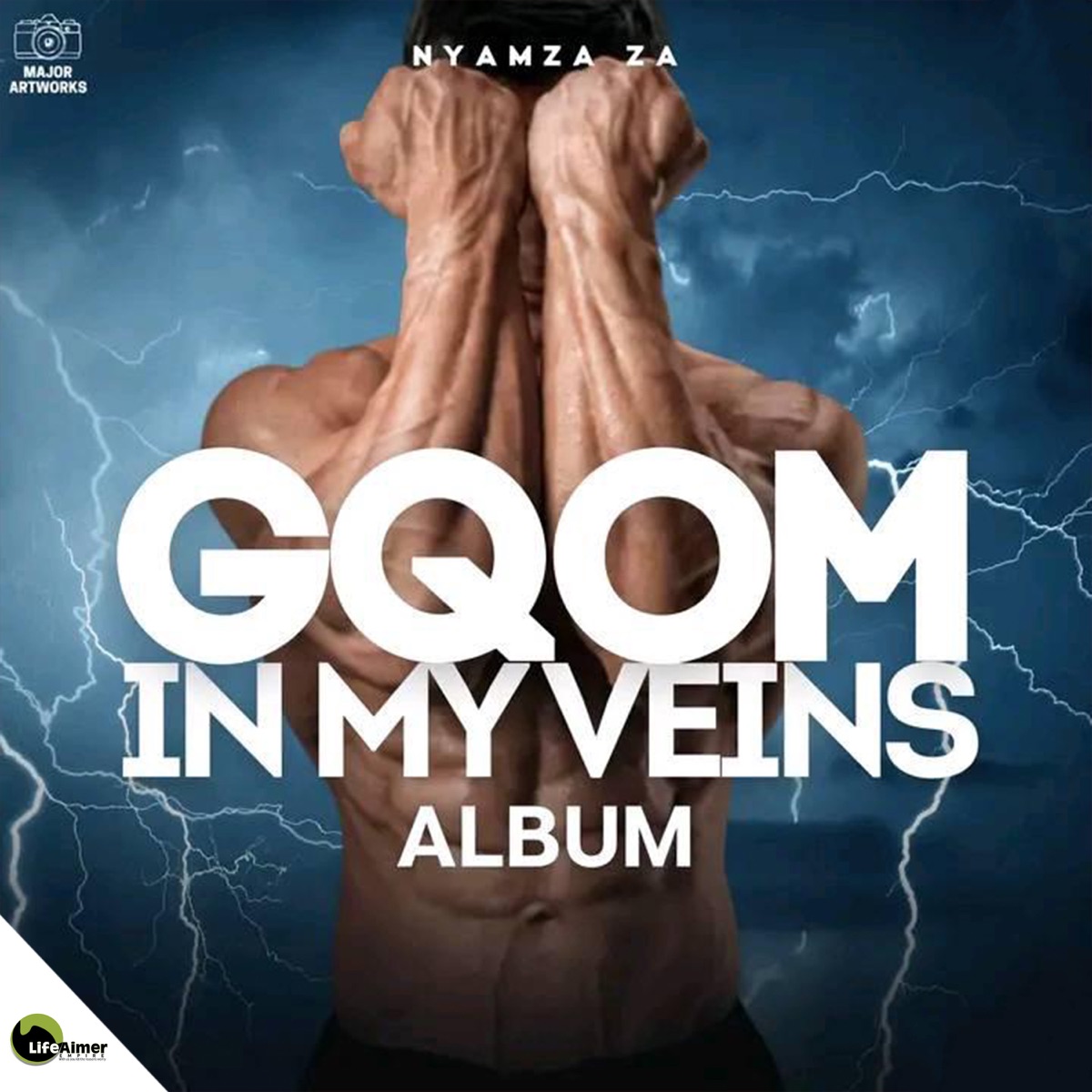 Gqom In My Veins by Nyamza ZA album cover