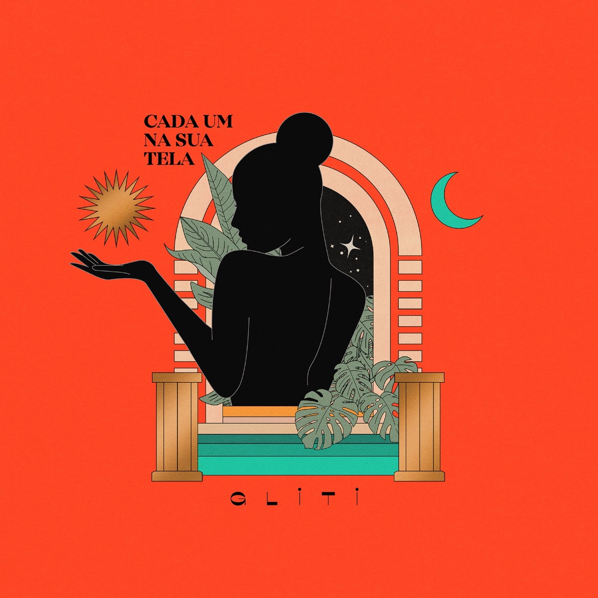 Cada um na Sua Tela (feat. Miri Brock) - Single by Gliti album cover