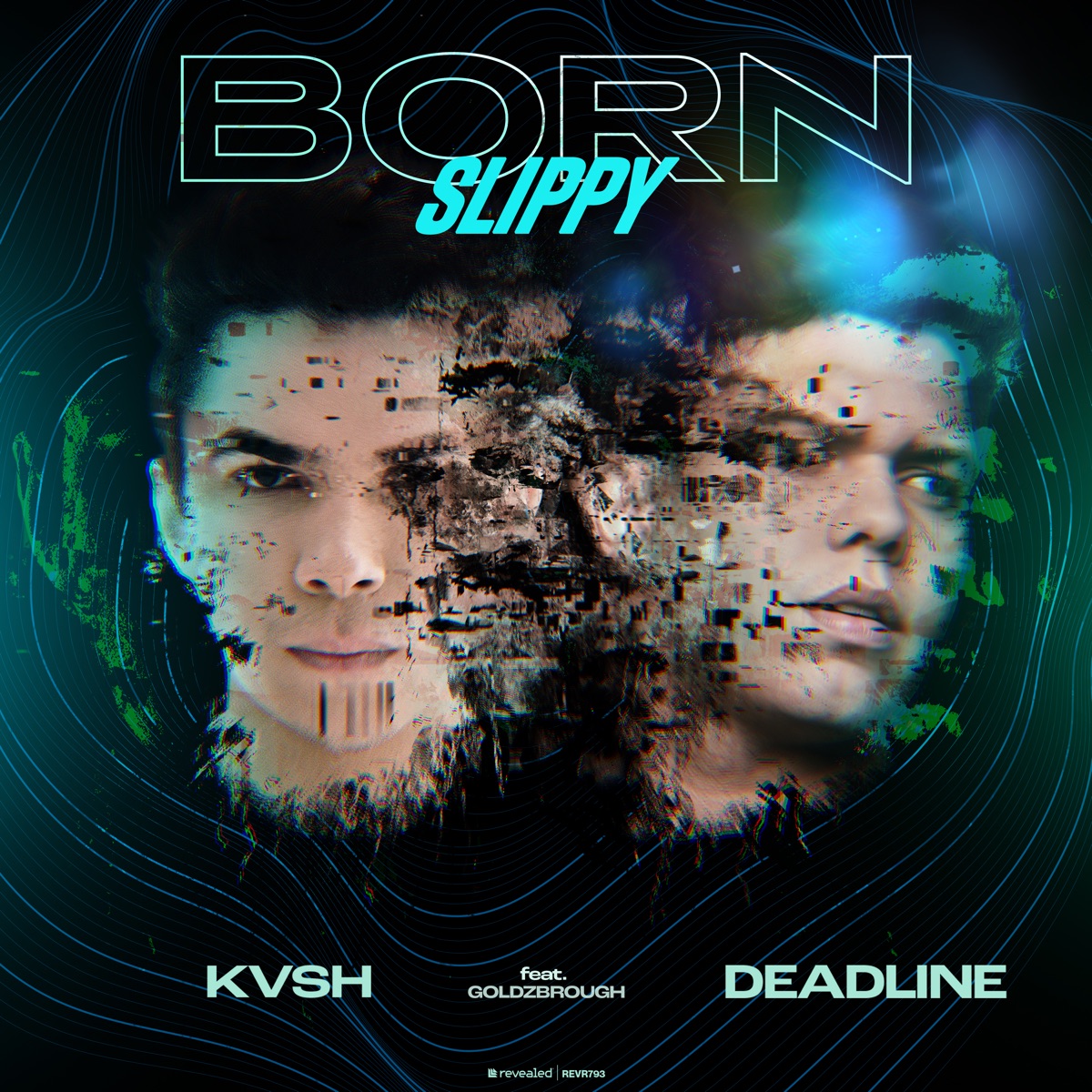 Born Slippy - Single by Kvsh, DEADLINE & GOLDZBROUGH album cover