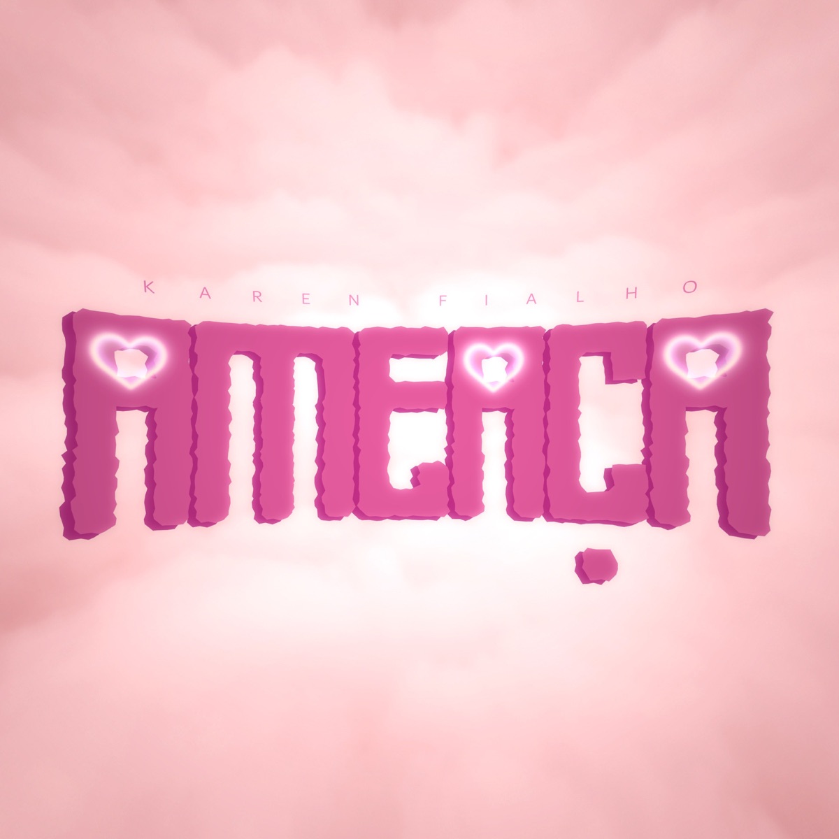 Ameaça - Single by Karen Fialho & FELL album cover