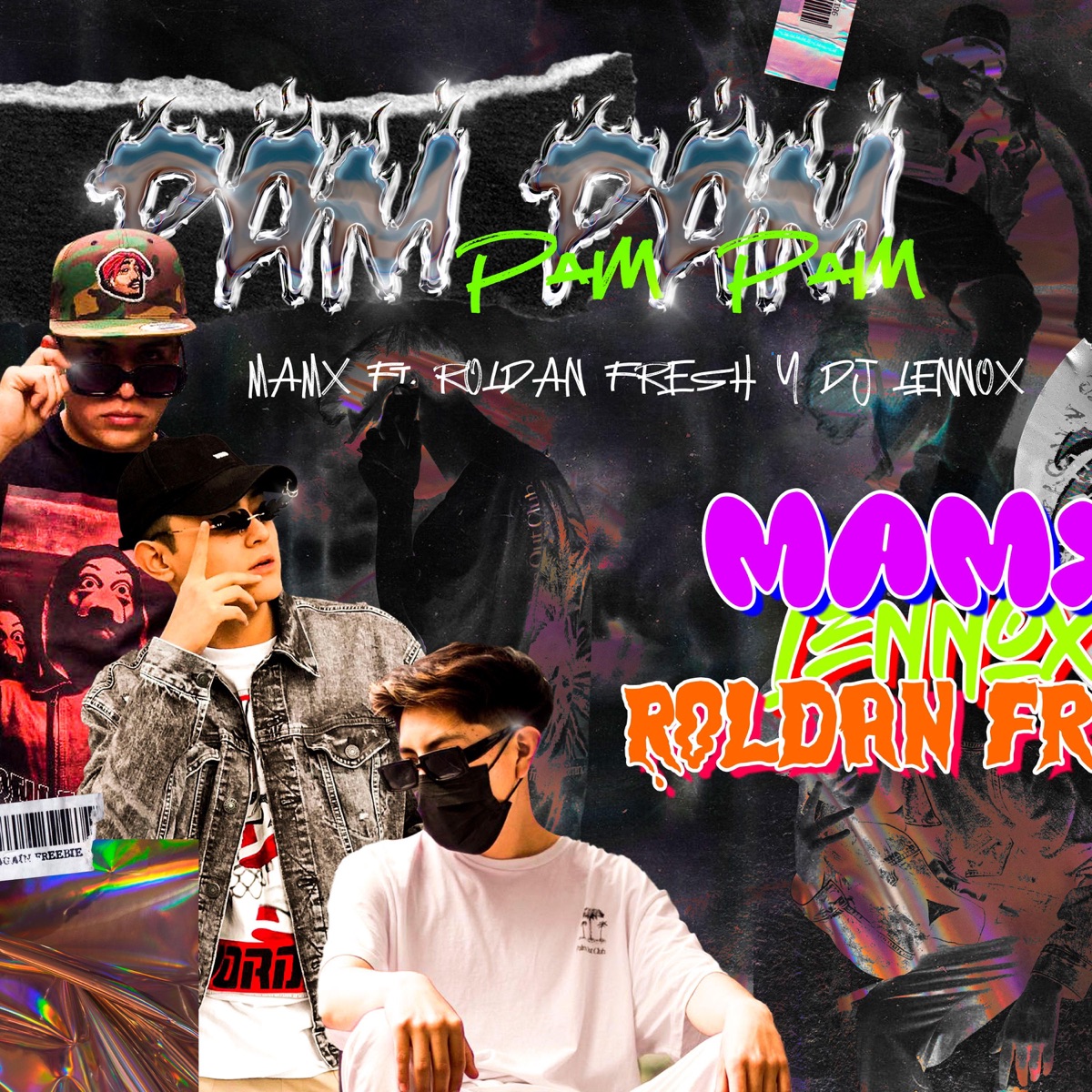 Pam Pam (feat. Mamx & Dj Lennox) - Single by Roldan fresh album cover