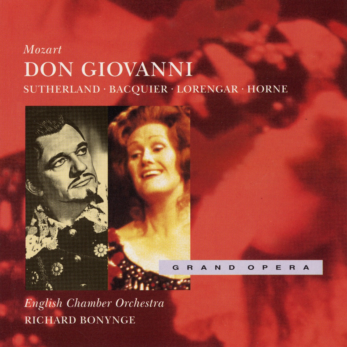 Mozart: Don Giovanni by Gabriel Bacquier, Dame Joan Sutherland, Werner Krenn, Pilar Lorengar, Donald Gramm, Marilyn Horne, Leonardo Monreale, Clifford Grant, The Ambrosian Singers, English Chamber Orchestra & Richard Bonynge album cover