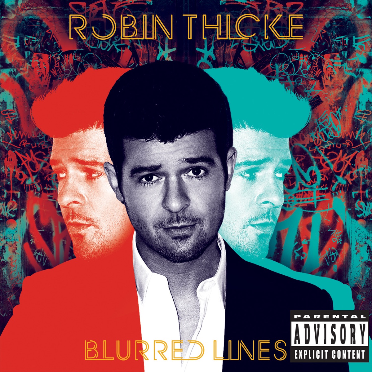 Blurred Lines by Robin Thicke album cover