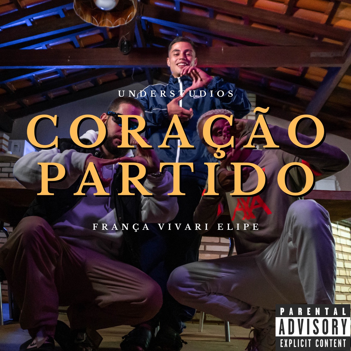 Coração Partido - Single by Vivari, França & MC Elipê album cover