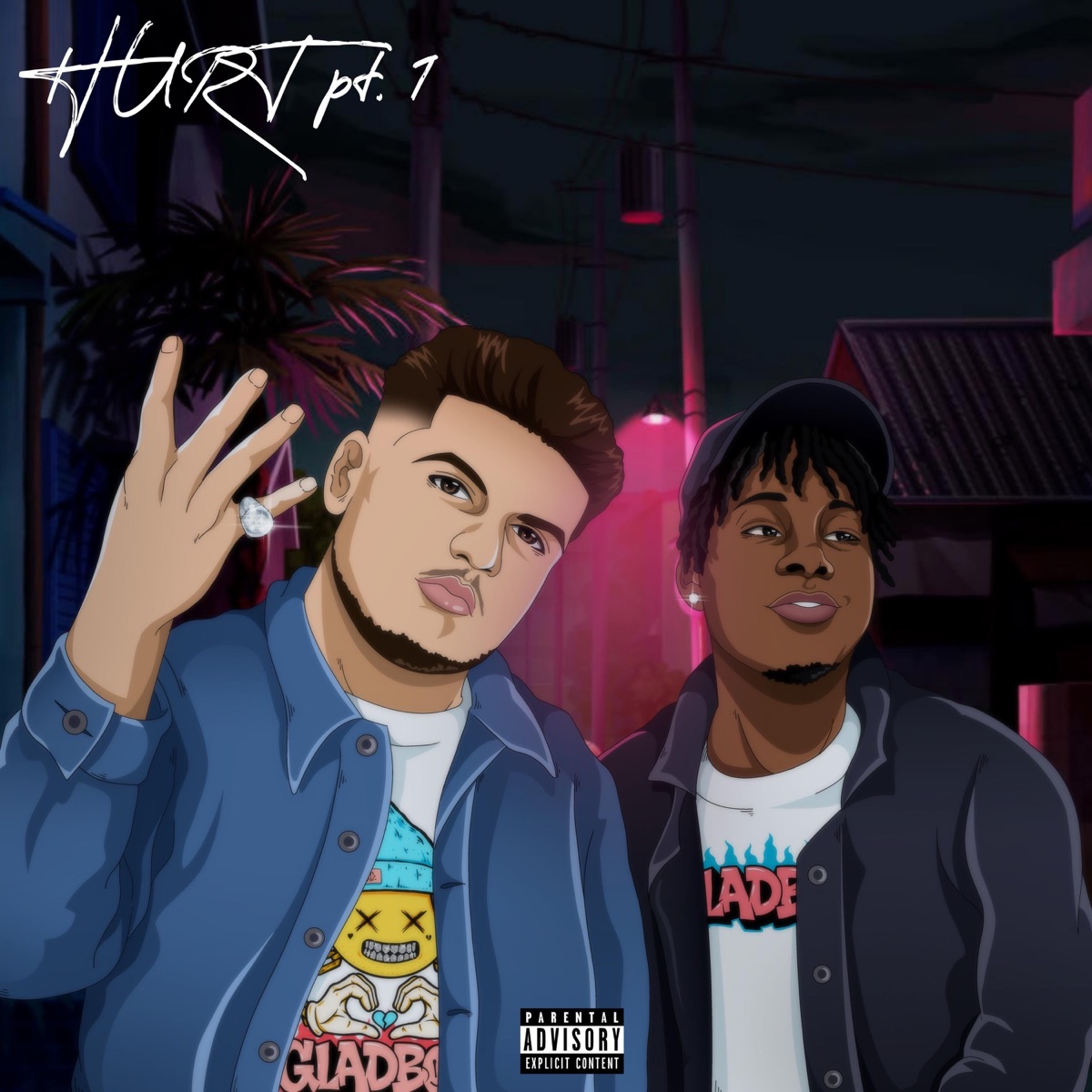 Hurt, Pt. 1 (feat. Akn Knight & Dely) - Single by GLADBOY album cover