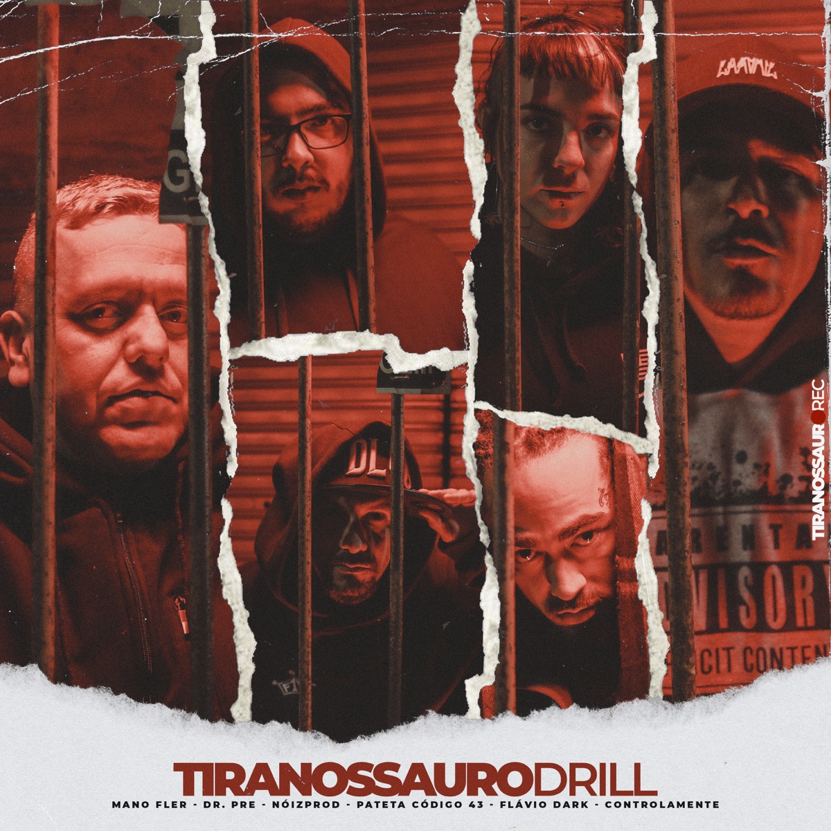 Tiranossauro Drill (feat. patetacodigo43, Flavio Dark & Controlamente) - Single by Mano Fler, Dr.Pre & NóizProd album cover