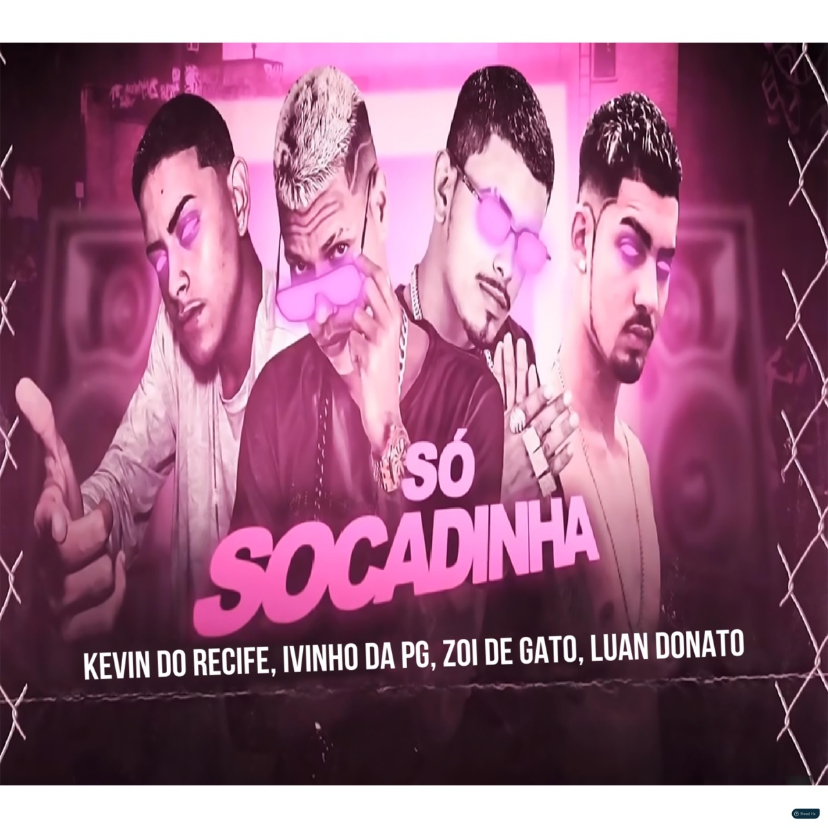 Só Socadinha (feat. Luan Donato) - Single by Kevin do recife, Ivinho Da Pg & Zoi de Gato album cover
