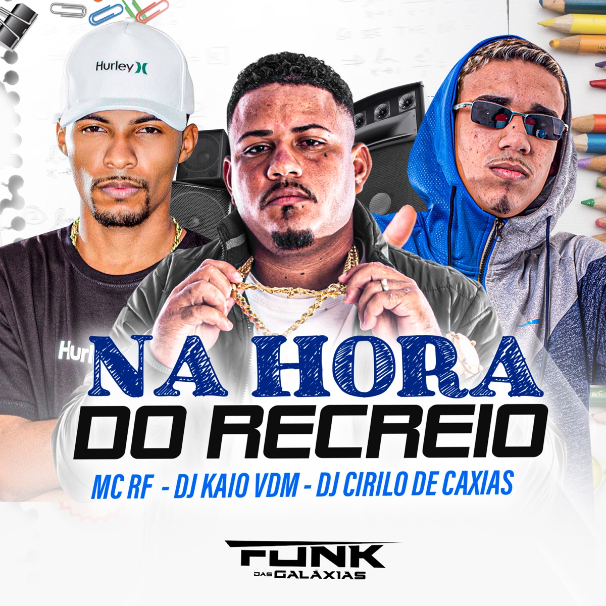 Na Hora do Recreio (feat. Mc RF & DJ CIRILO DE CAXIAS) - Single by Dj Kaio Vdm album cover