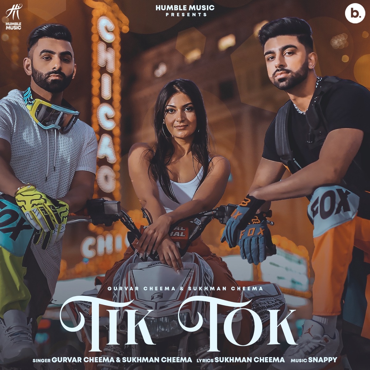 Tik Tok - Single by Gurvar Cheema & Sukhman Cheema album cover
