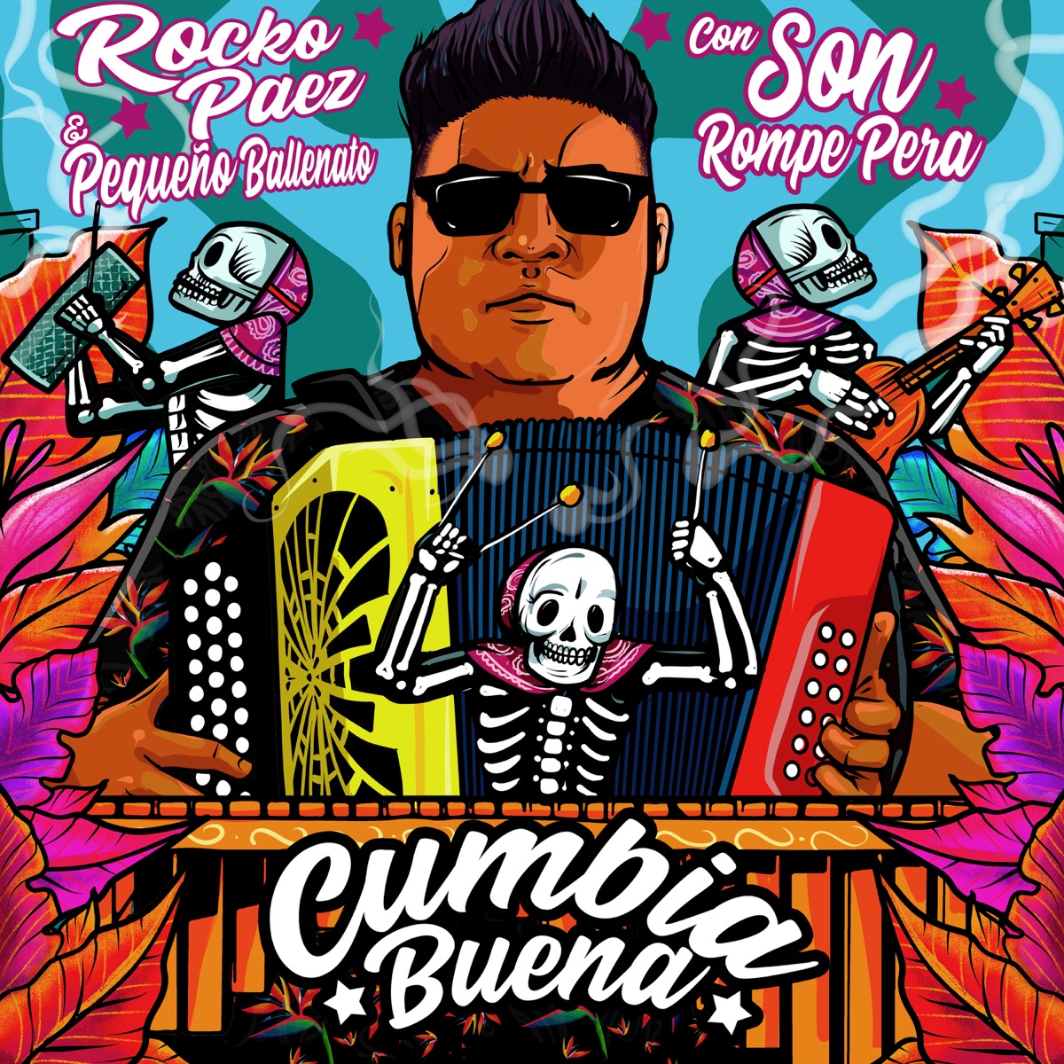 Cumbia Buena - Single by Rocko Paez & Son Rompe Pera album cover