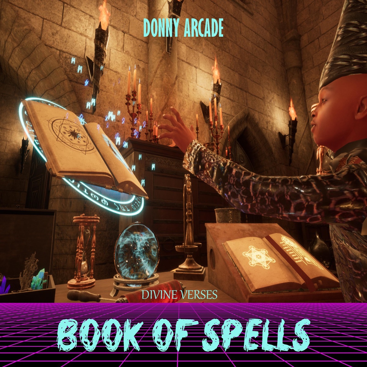 Divine Verses Book of Spells by DONNY ARCADE album cover