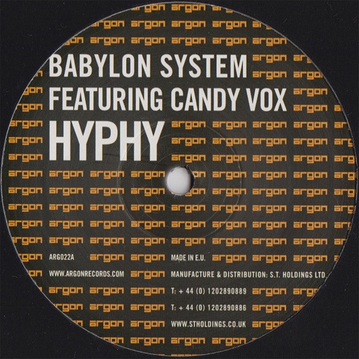 Hyphy / Get On Up - Single by Babylon System album cover