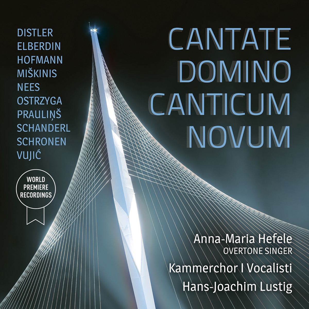 Kammerchor I Vocalisti: Cantate Domino Canticum Novum by Anna-Maria Hefele, Kammerchor I Vocalisti, Hans-Joachim Lustig, Ulrike Gerl, Stephanie Arden, Marianne Zabel, Heidi Becker & Michael Thomsen album cover