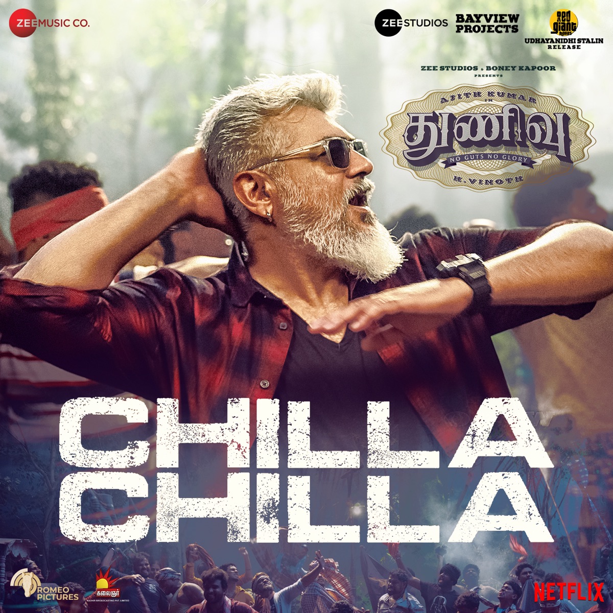 Chilla Chilla (From "Thunivu") - Single by Anirudh Ravichander, Ghibran & Vaisagh album cover