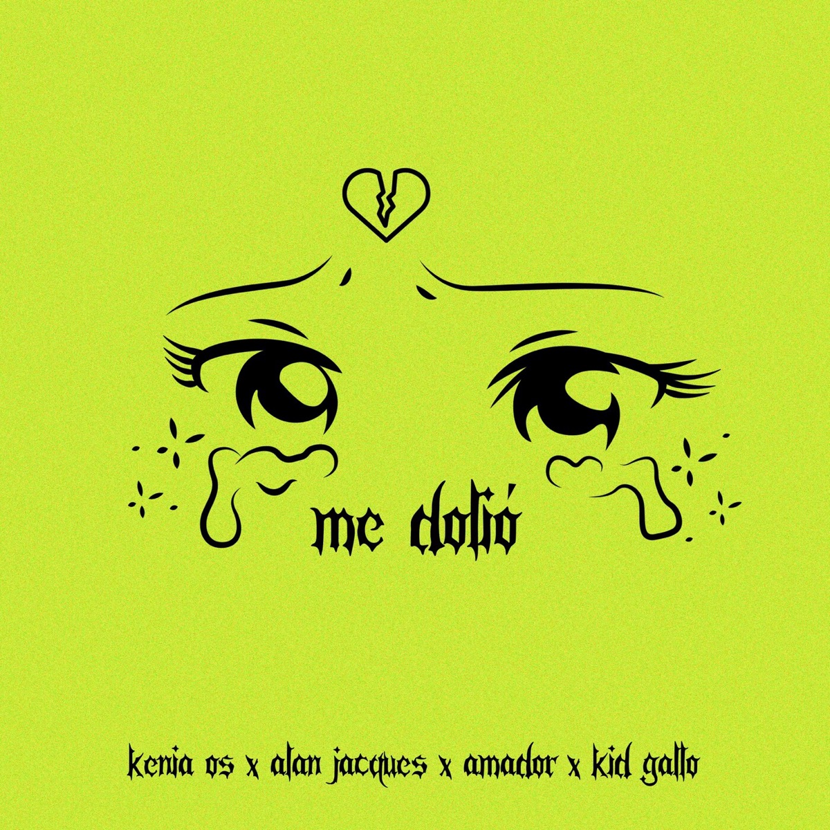 Me Dolió (feat. Amador) - Single by Alan Jacques, Kenia Os & Kid Gallo album cover