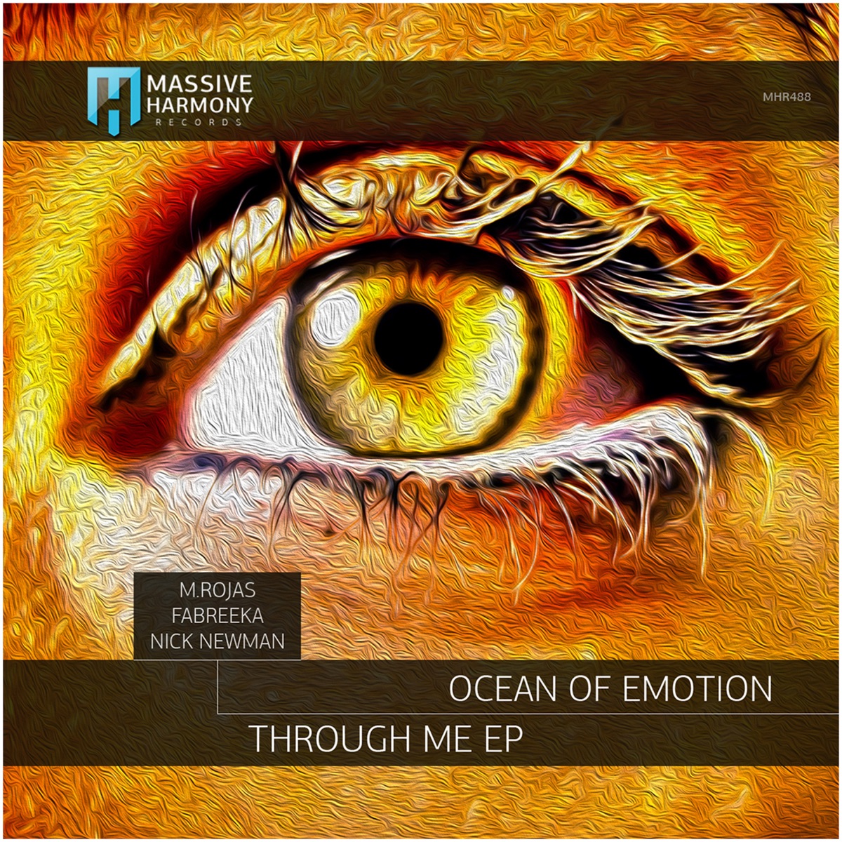 Through Me by Ocean of Emotion, Fabreeka & M.Rojas album cover