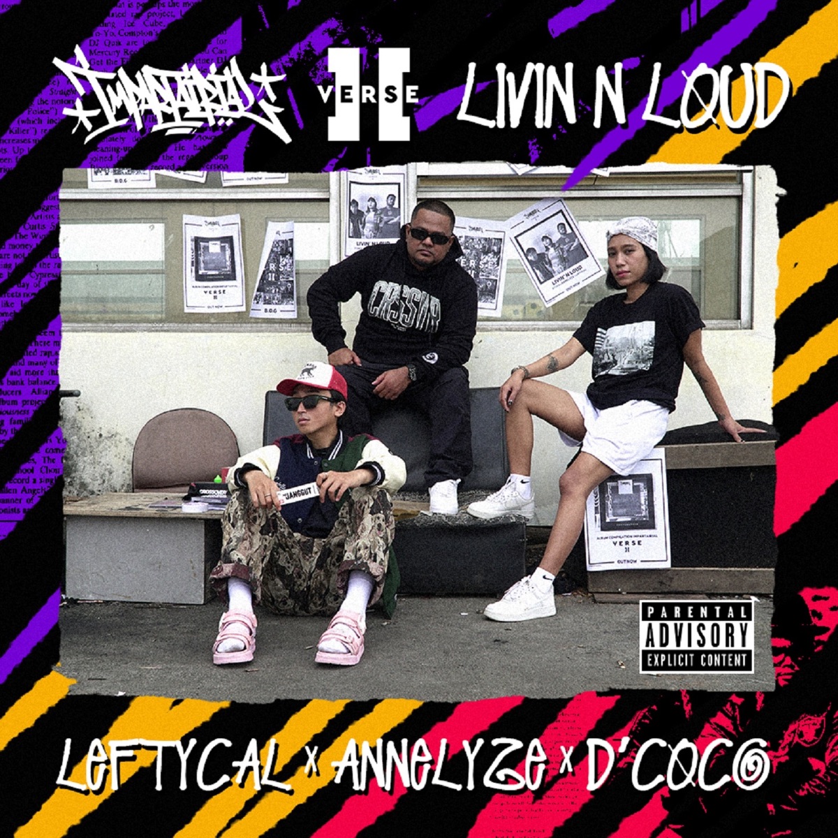 Livin 'n Loud (feat. Impartairial & GNDHI) [Original Impartairial Verse II] - Single by Leftycal, Annelyze & D.Coco album cover