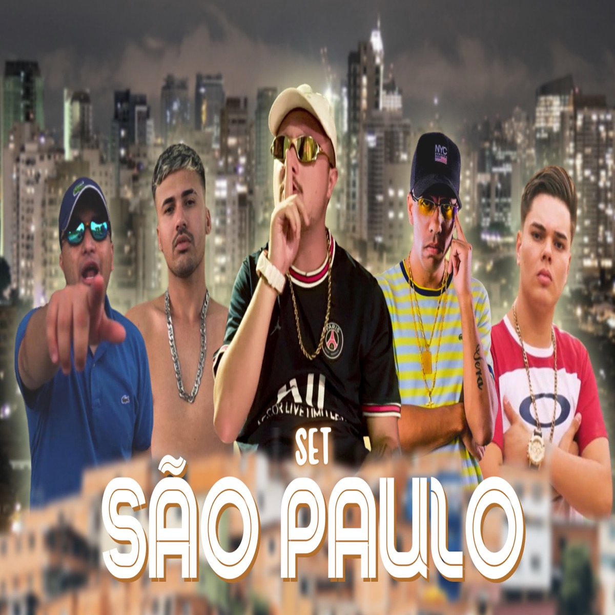 Set São Paulo - Single by MC G.A, MC NIKERA, MC ALIADO, MC JUNINHO DA CP & Mc Kayo album cover