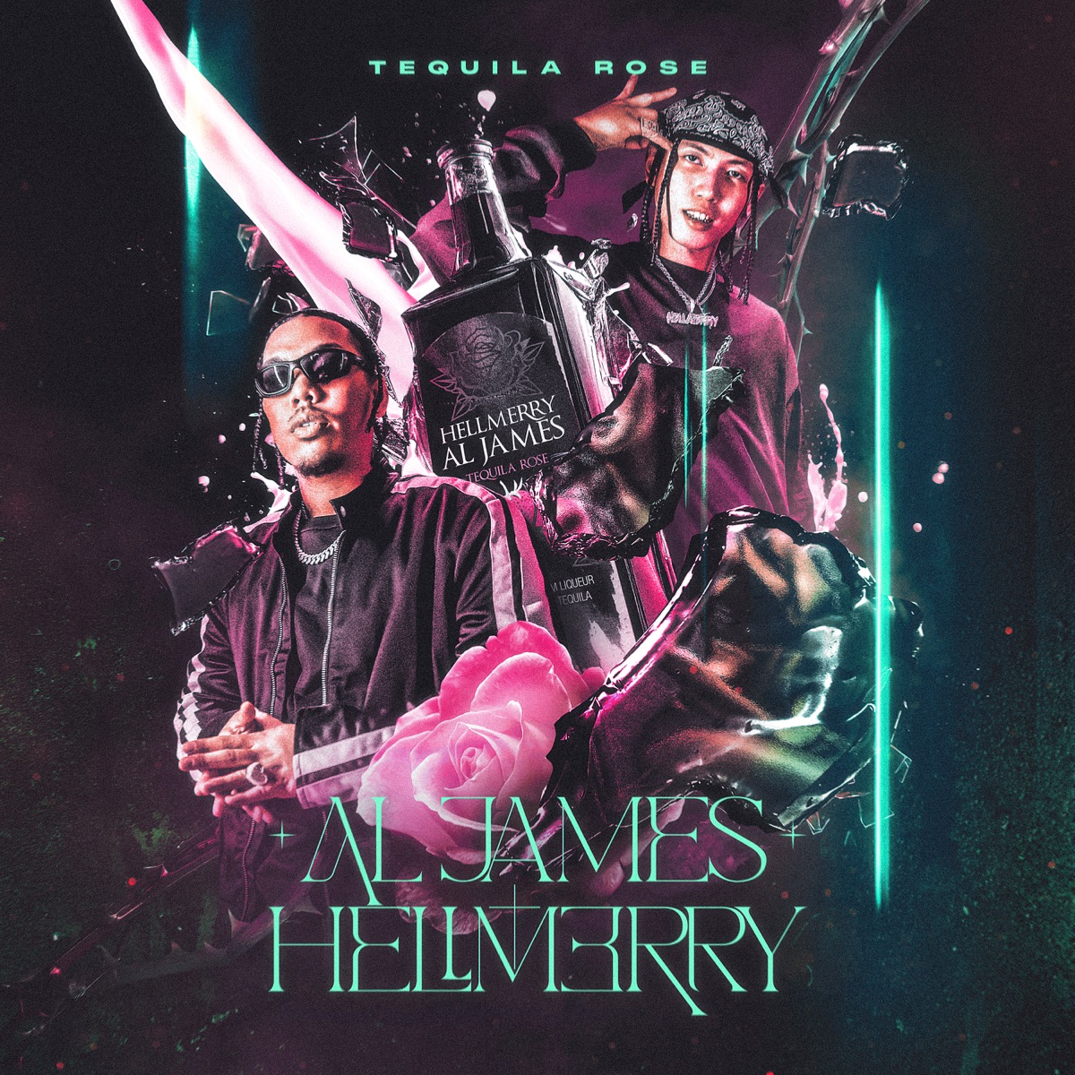Tequila Rose - Single by HELLMERRY & Al James album cover