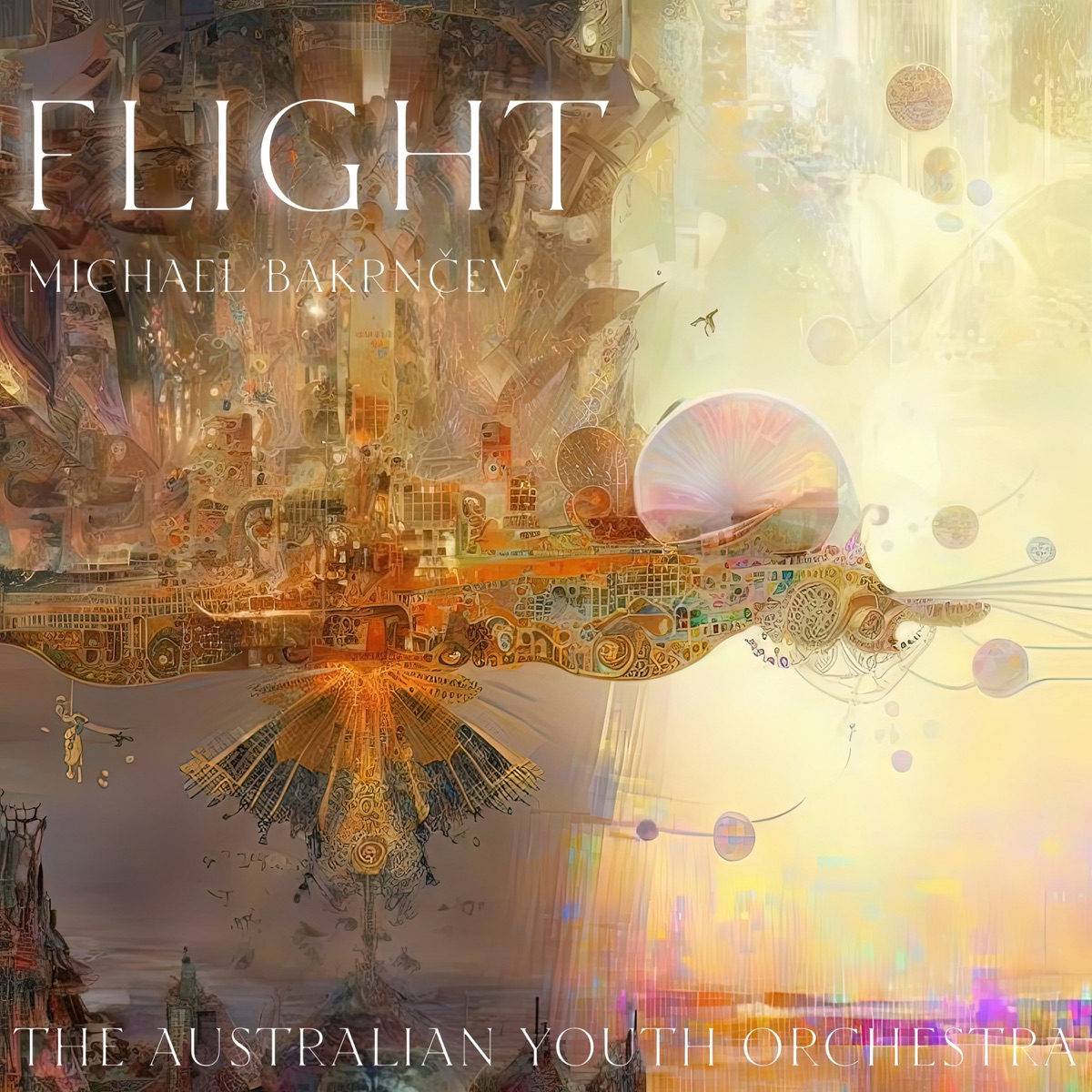 Flight (Live) - Single by Michael Bakrnčev & The Australian Youth Orchestra album cover