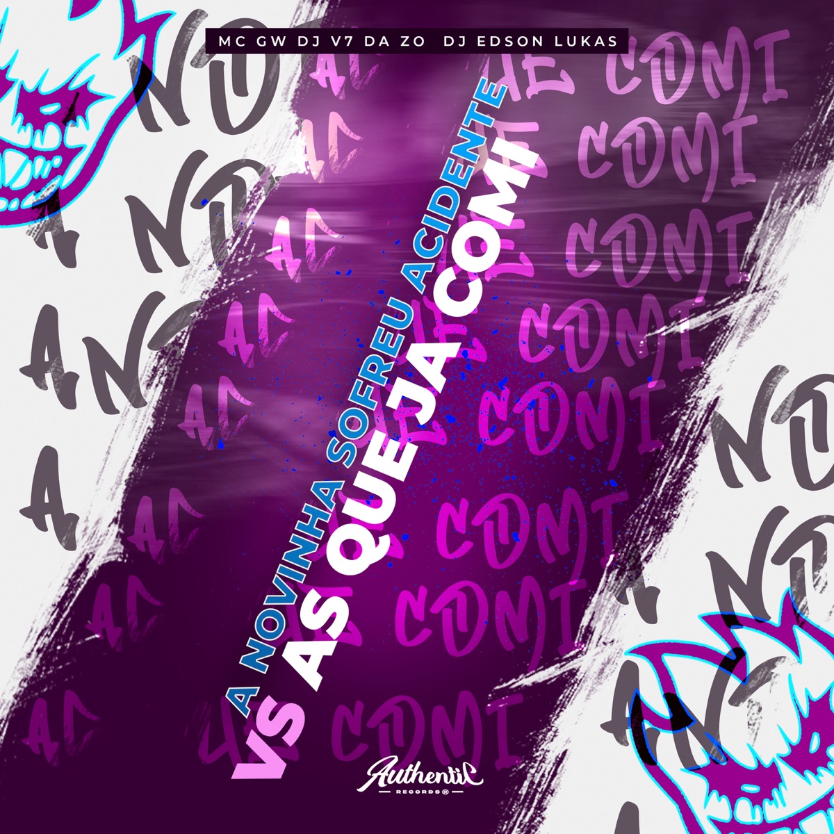 A Novinha Sofreu Acidende Vs as Que Ja Comi (feat. MC GW & DJ V7 da Z/O) - Single by Dj Edson Lukas album cover