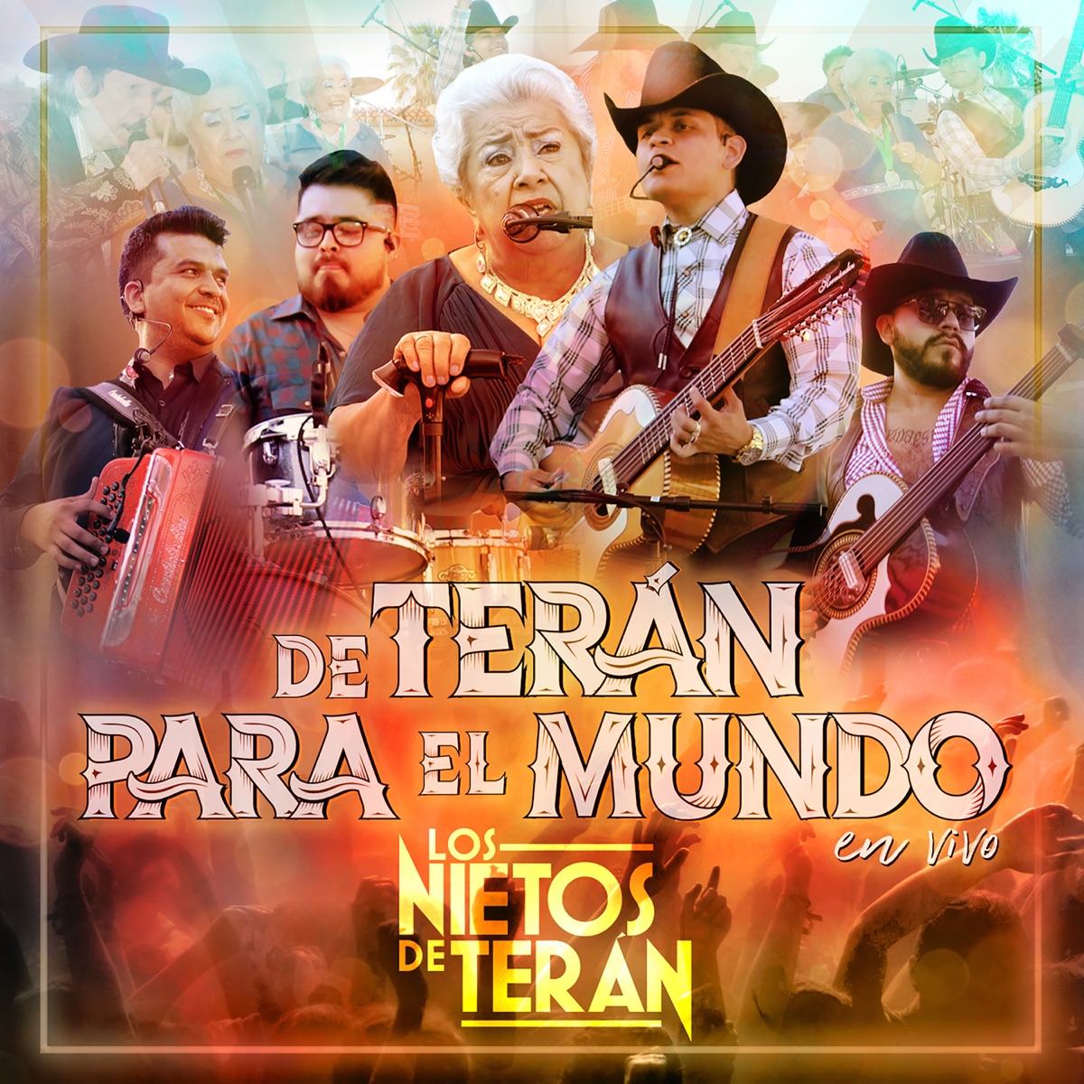 De Terán Para El Mundo (En Vivo Desde Gral. Terán, N.L.) by Los Nietos De Terán & La Abuela Irma Silva album cover