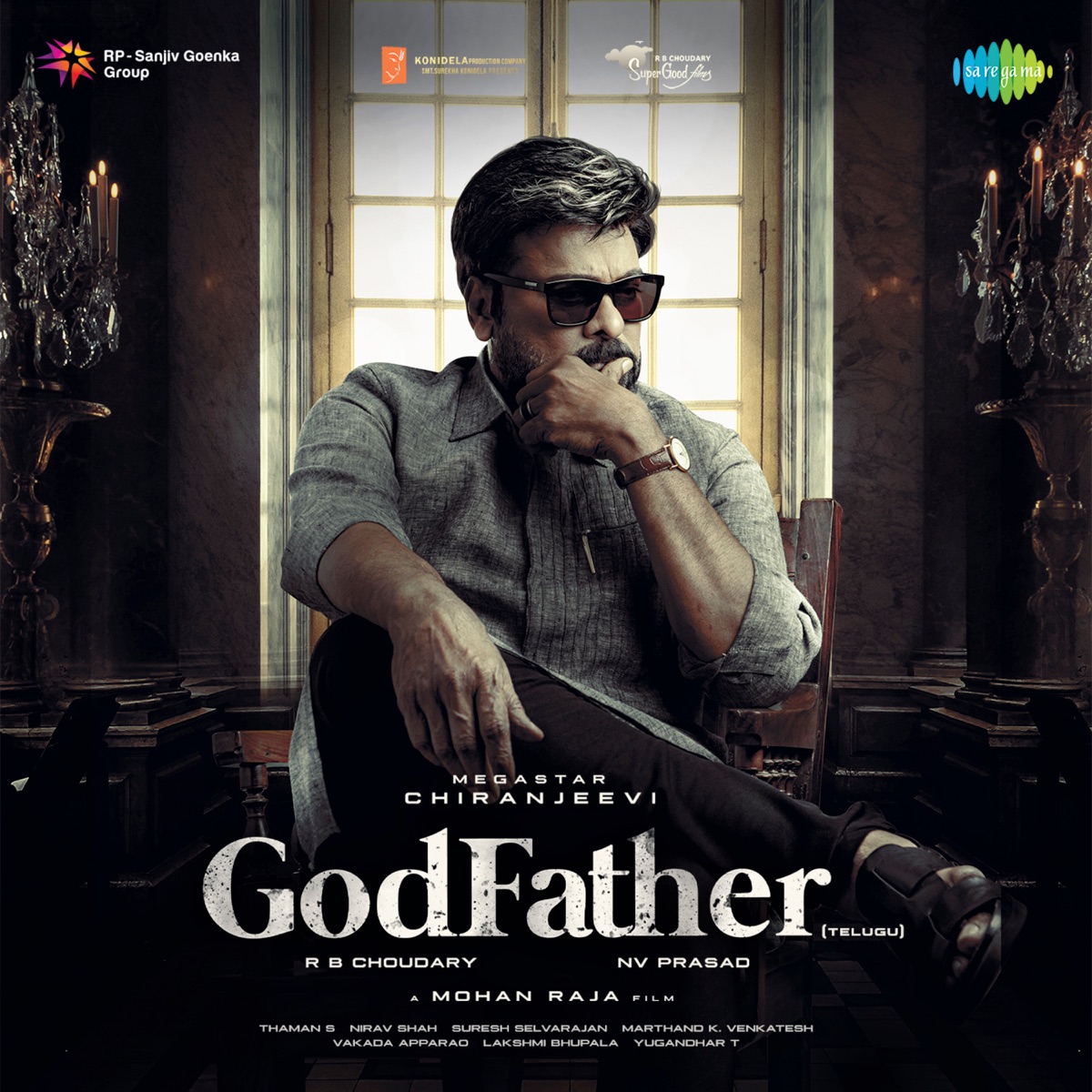 God Father (Original Motion Picture Soundtrack) by S.S. Thaman, Anantha Sriram, Ramajogayya Sastry & Prudhvi Chandra album cover