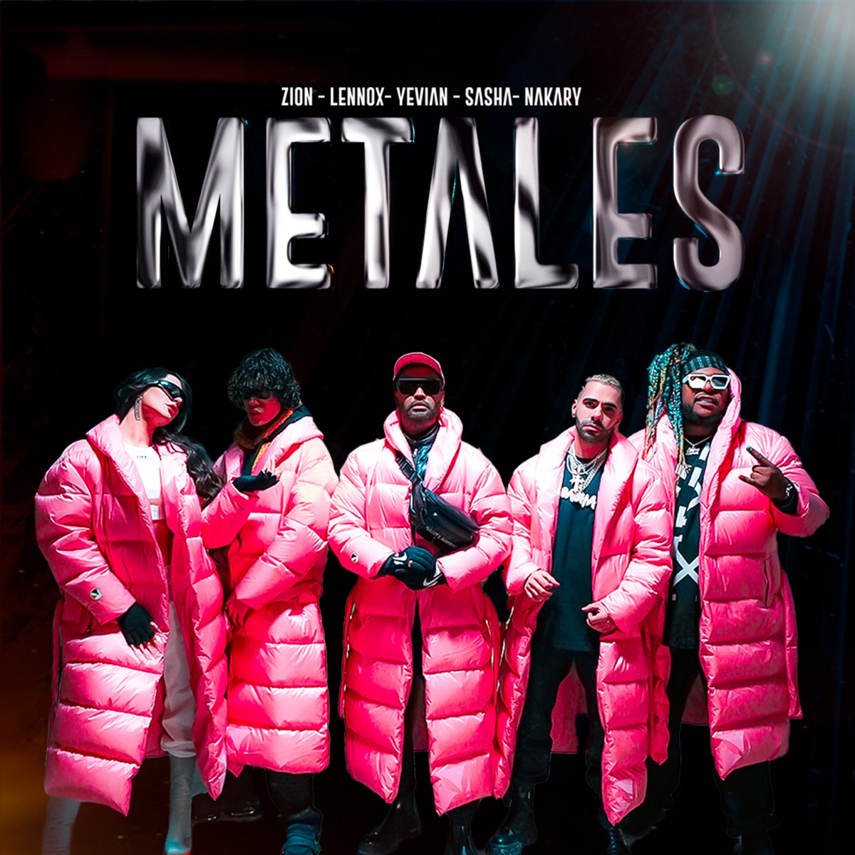 METALES (feat. Zion & Lennox & Baby Records) - Single by Nakary, Sasha & Yevian album cover