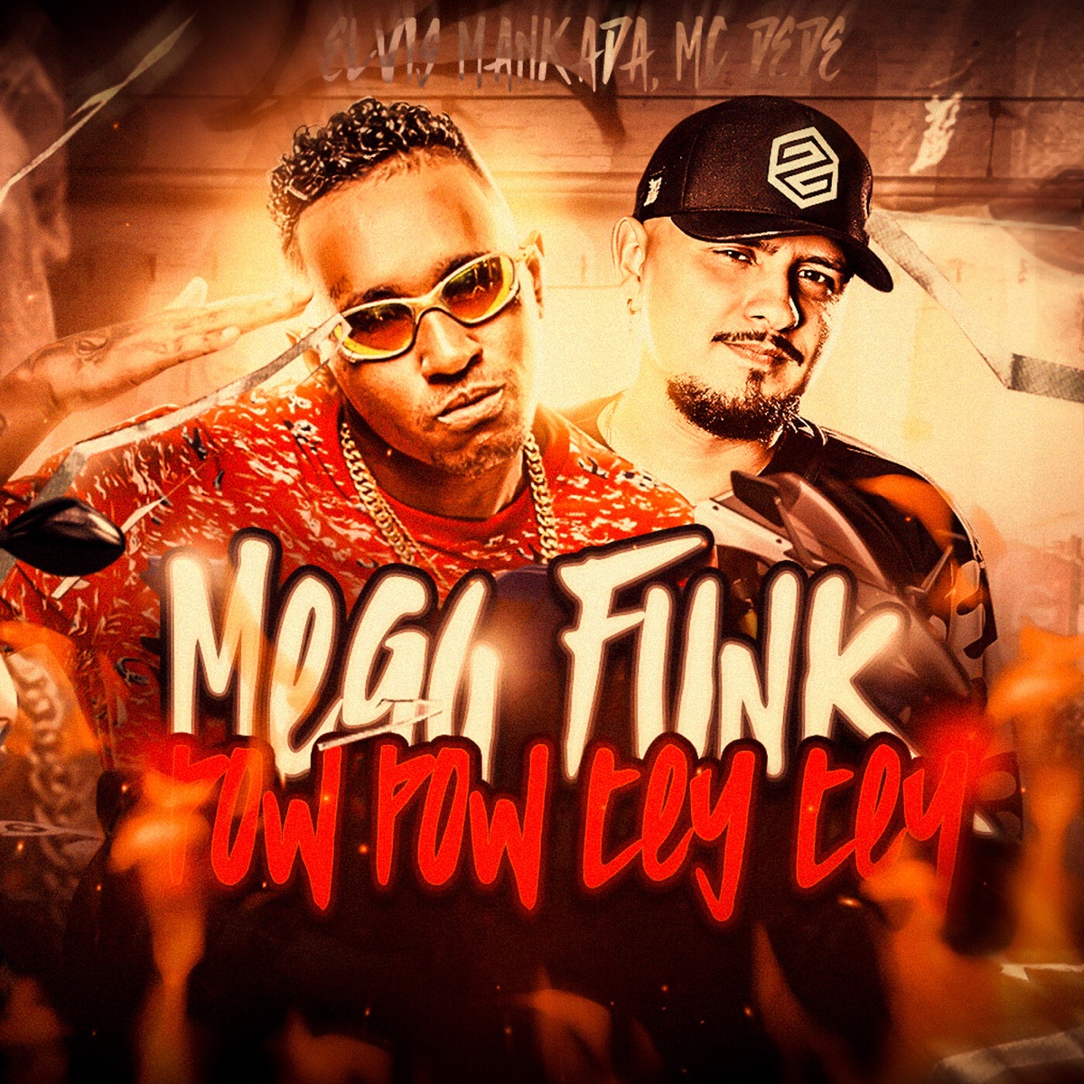 Mega Funk Pow Pow Tey Tey - Single by Elvis Mankada & Mc Dede album cover