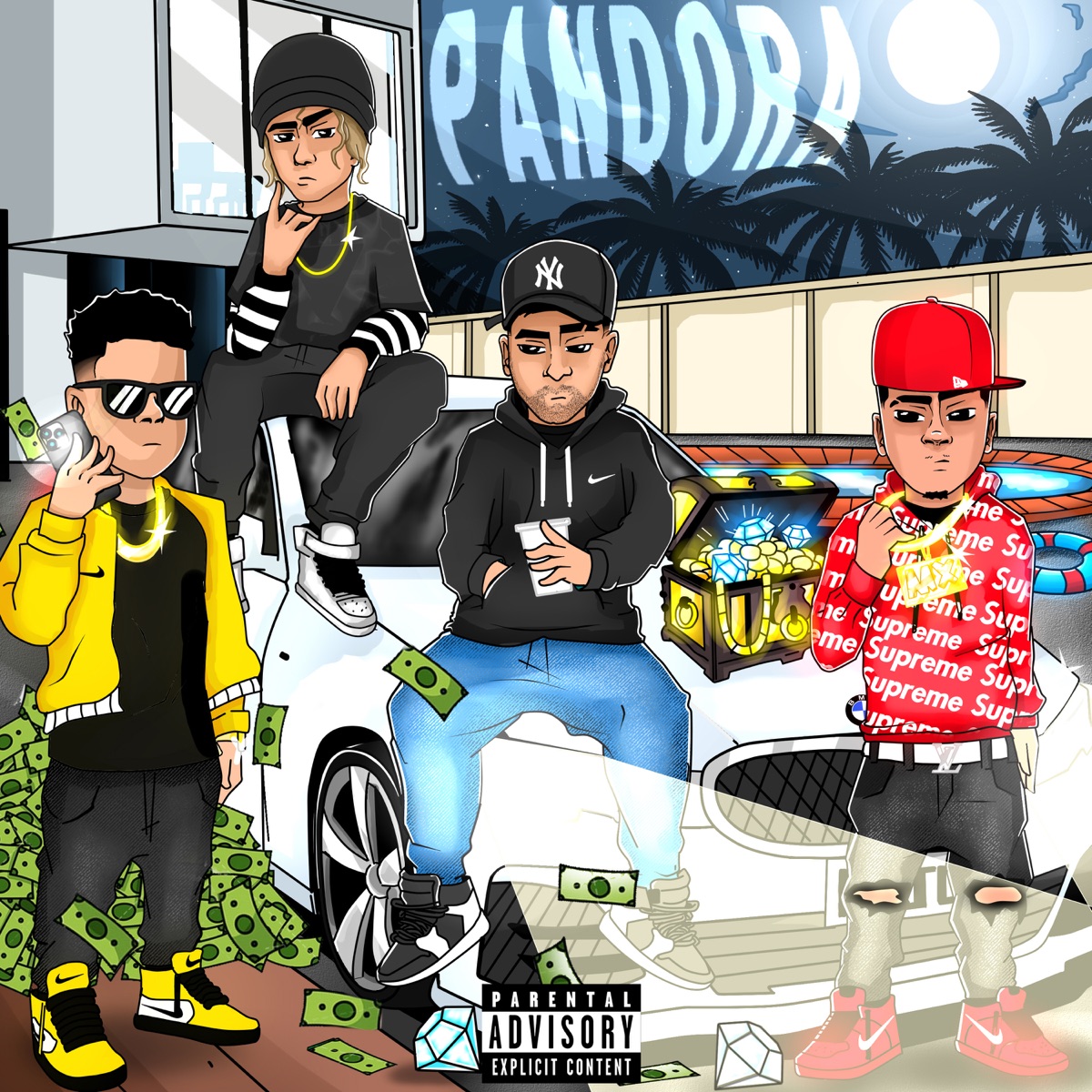 Pandora - Single by Mario Carvalho, Umberto Farias, Felipe Mazer & Snow album cover
