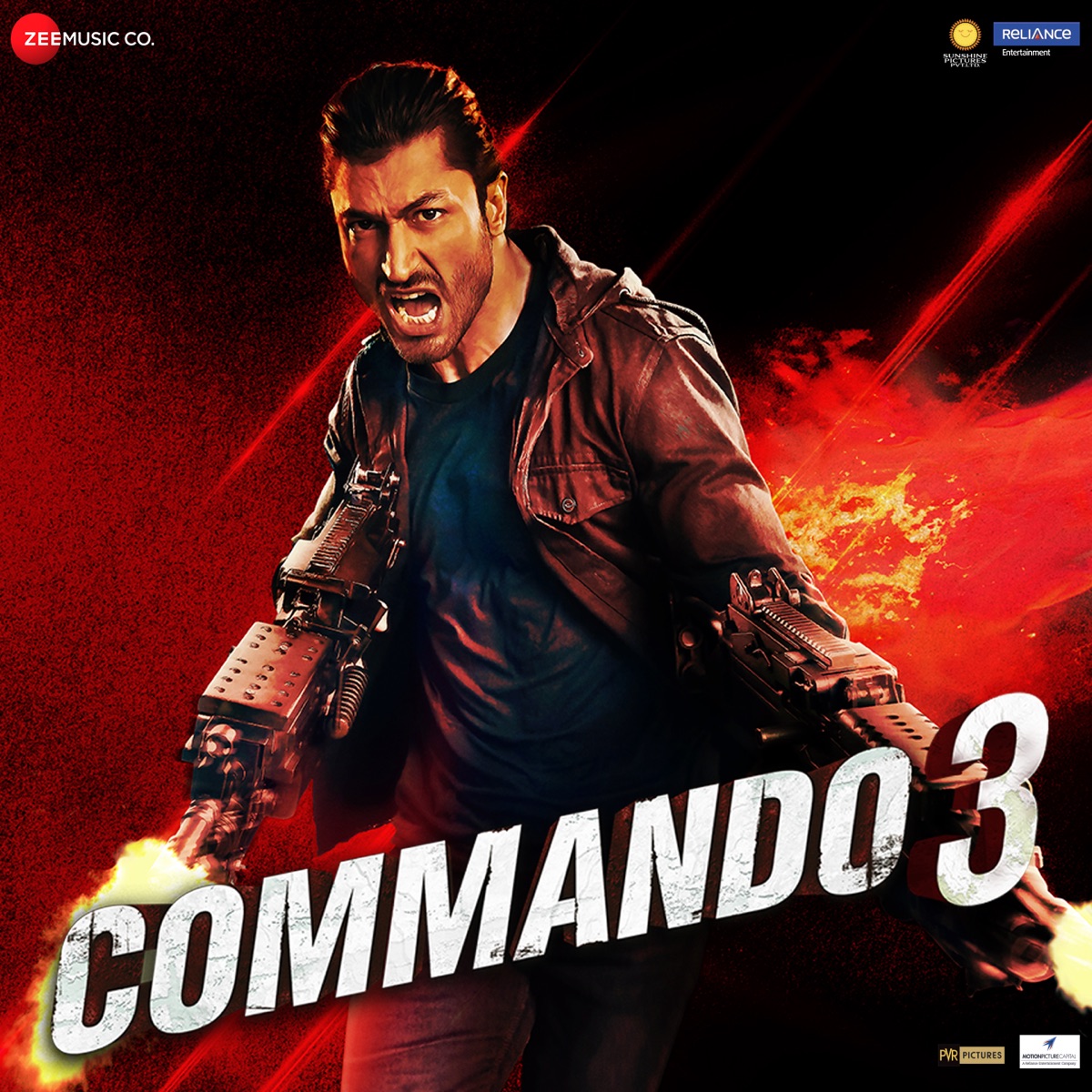 Commando 3 (Original Motion Picture Soundtrack) by Mannan Shaah & Vikram Montrose album cover