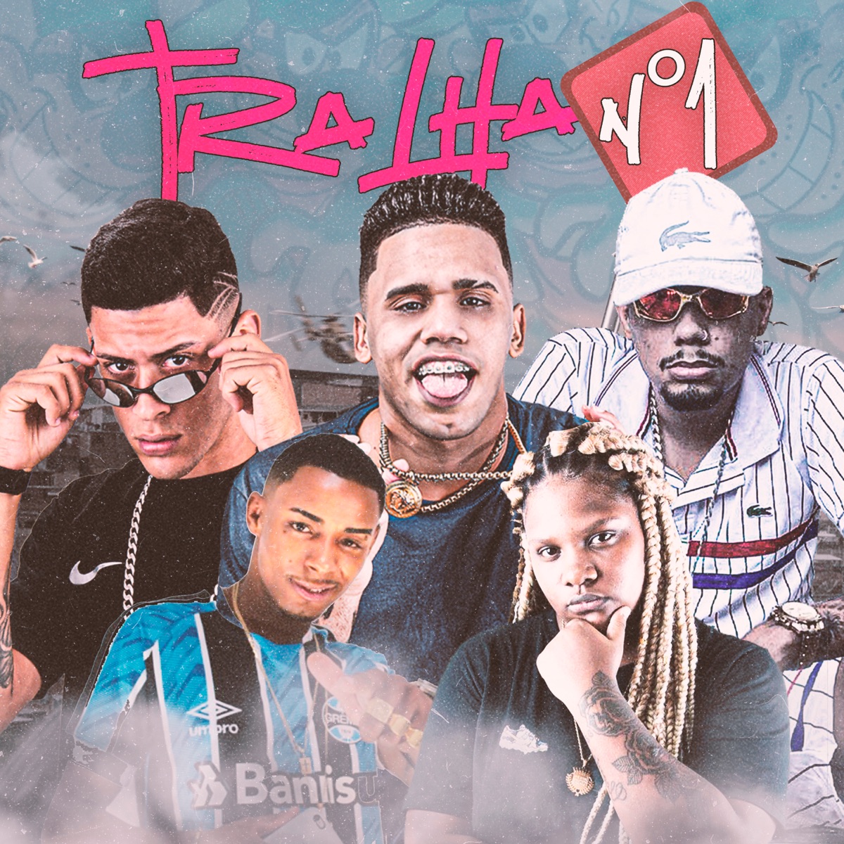 Tralha N°1 (feat. Thiago de Paratibe & MC MININIM) - Single by Diogo no Beat, Mc Daninho & MC Myres album cover
