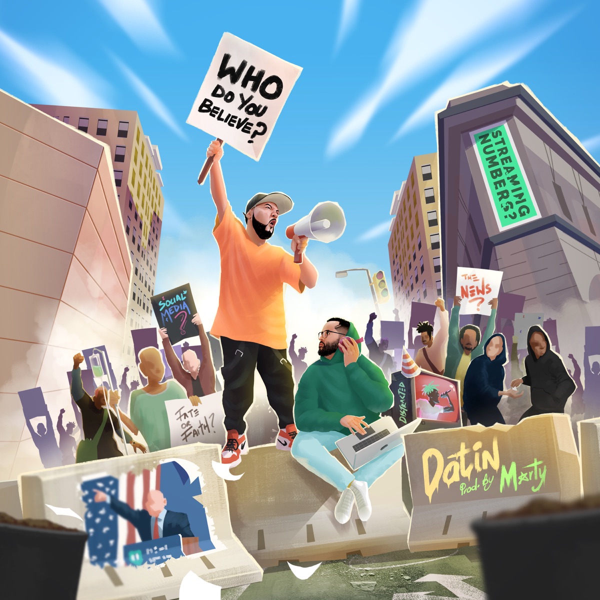 Who Do You Believe? (Produced by Marty) - EP by Datin album cover