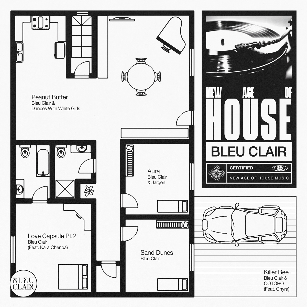 New Age of House - EP by Bleu Clair album cover