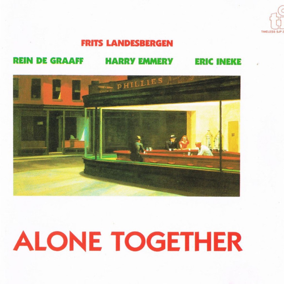 Alone Together (feat. Rein De Graaff, Harry Emmery & Eric Ineke) by Frits Landesbergen album cover