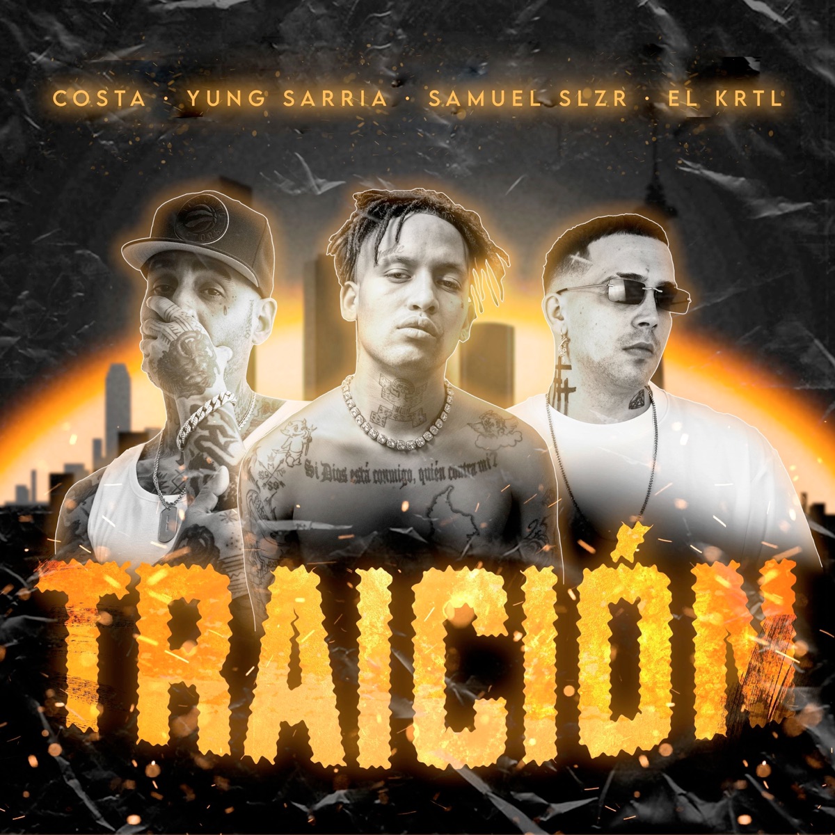 Traición (feat. Costa) - Single by El Krtl, Yung Sarria & Samuel SLZR album cover