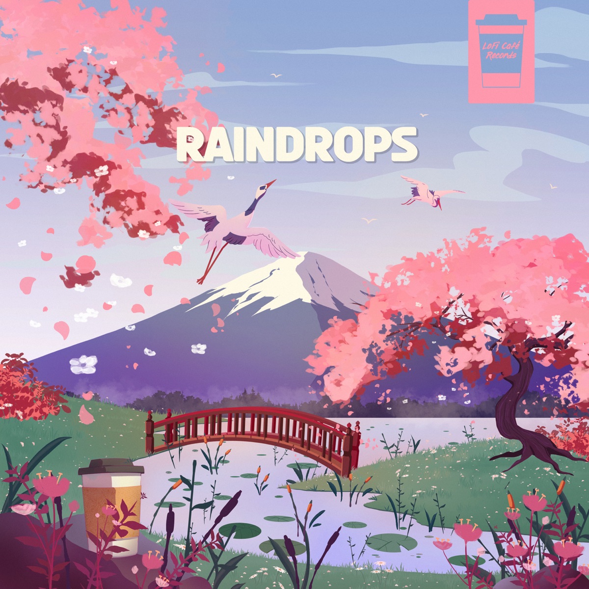 Raindrops - Single by Guy Rickard & LUXID AXID album cover