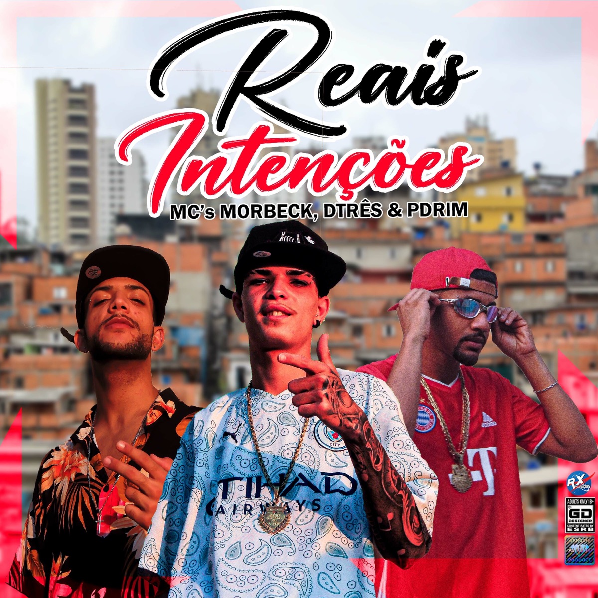 Reais Intenções (feat. Morbeck, MC Dtres & Pdrim) - Single by Dj Leozim 22, Dj Nk Da Serra & Dj Vr Silva album cover